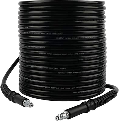 Tuyau haute pression derasal 15 mètres avec connecteur rapide aux deux extrémités pour nettoyeurs haute pression bosch aqt. DIAYTAR COTE D'IVOIRE est déterminée à offrir une expérience d'achat en ligne personnalisée et satisfaisante à tous ses clients. Nous sommes à l'écoute de vos commentaires et de vos suggestions pour continuellement améliorer nos services et notre offre de produits. Notre objectif est de vous offrir la meilleure expérience d'achat en ligne possible, avec des prix compétitifs, des services de livraison rapides et une garantie de satisfaction.