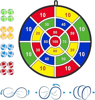 Grand jeu de fléchettes de 72 cm pour enfants enfants avec 12. DIAYTAR COTE D'IVOIRE est une boutique en ligne généraliste proposant plus de 300000 références, ce qui en fait l'une des plus grandes boutiques en ligne de Côte d'Ivoire. Elle offre une large sélection de produits pour répondre à tous les besoins de ses clients. Avec sa position de leader sur le marché ivoirien, DIAYTAR COTE D'IVOIRE se distingue par sa qualité de service et sa confiance aux yeux de sa clientèle.
