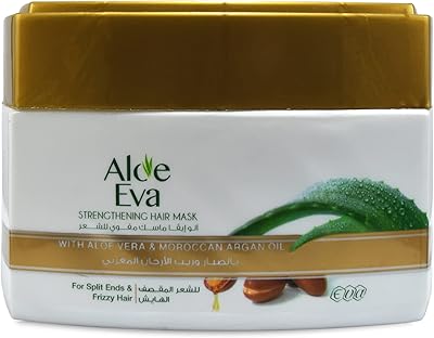 Masque capillaire fortifiant à l'aloe eva à l'aloe vera et à l'huile d'argan