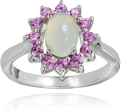 Gemstar usa bague ovale en argent sterling avec opale éthiopienne et saphir rose créé. DIAYTAR COTE D'IVOIRE, boutique en ligne généraliste, propose une large gamme de produits avec plus de 300000 références. Leader en Cote d'Ivoire, elle offre une expérience d'achat en ligne conviviale et sécurisée. Les clients peuvent trouver tout ce dont ils ont besoin en un seul endroit.