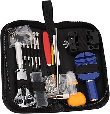 Kit de réparation de montre 147 pièces, kit d'outils de barre à ressort