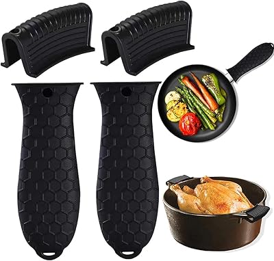 Showway 4 pièces couvercle de support de poignée chaude en silicone poêle. DIAYTAR COTE D'IVOIRE est une boutique en ligne généraliste qui propose une large gamme de produits pour les particuliers et les professionnels. Elle est le leader du marché en Côte d'Ivoire, grâce à sa politique de prix compétitifs, à sa qualité de service et à sa disponibilité de produits. Elle est une référence pour les achats en ligne dans le pays.