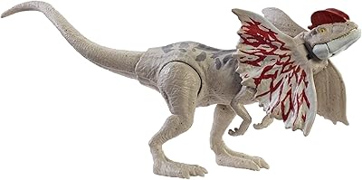 Figurine de dinosaure jurassic world versus dilophosaurus avec articulations mobiles, sculpture réaliste