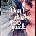 Coque de protection pour samsung galaxy s22 plus 5g ne réfléchissez pas trop