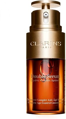 Sérum double anti-âge clarins, transparent, 39 ml