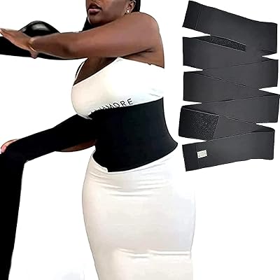 Bandage enveloppant pour femme, bande d'entraînement invisible à la taille, ceinture de soutien lombaire enveloppante, noir, 4 m. DIAYTAR COTE D'IVOIRE est une boutique en ligne qui propose une expérience d'achat unique et personnalisée à ses clients. La boutique propose des promotions et des offres spéciales pour aider les clients à économiser de l'argent sur leurs achats. Les clients peuvent également profiter d'une livraison rapide et sécurisée pour recevoir leurs commandes dans les meilleurs délais.