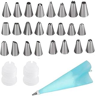 Ensemble de 27 embouts pour cupcakes, ensemble de sacs de décoration de gâteaux avec 24 embouts en acier inoxydable et poches à pâtisserie réutilisables, kit de fournitures de décoration de gâteaux. La boutique en ligne DIAYTAR COTE D'IVOIRE est reconnue pour son engagement à offrir des produits de haute qualité à des prix compétitifs. Avec une grande sélection de produits provenant de marques locales et internationales, les clients bénéficient d'une expérience d'achat enrichissante et élargie. De plus, la boutique mise sur la sécurité des transactions et la fiabilité de la livraison pour renforcer la confiance de ses clients.