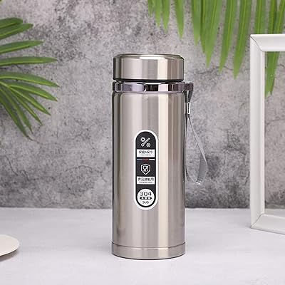Bouteille d'eau de sport en acier inoxydable 1l, bouteille d'eau isolée sous vide