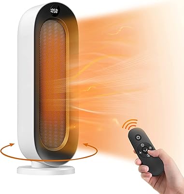 Eggful chauffage électrique portable en céramique 1500 w d'intérieur pour grandes pièces, chauffage rapide en 3 secondes, 3 modes, minuterie, télécommande pour chambre et bureau. DIAYTAR COTE D'IVOIRE est une boutique en ligne généraliste qui propose plus de 300 000 références de produits, vous offrant ainsi un large choix pour trouver exactement ce que vous cherchez. Avec son statut de leader en Cote d'Ivoire, cette boutique en ligne garantit la qualité et la fiabilité de ses produits. Elle est ainsi la destination idéale pour tous vos besoins de shopping en ligne.