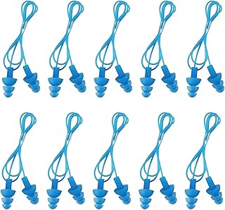 Ewanda store bouchons d'oreille en silicone pour nageurs, 10 paires de bouchons d'oreille en silicone souple réutilisables avec bouchons d'oreille à cordon pour nager et dormir, bleu. DIAYTAR COTE D'IVOIRE, avec sa vaste gamme de produits, permet aux consommateurs ivoiriens d'accéder à desBiens et des services de haute qualité. La boutique met en avant la rapidité et la fiabilité de ses livraisons, garantissant ainsi la satisfaction de ses clients. Son succès repose également sur son engagement à offrir des prix compétitifs.