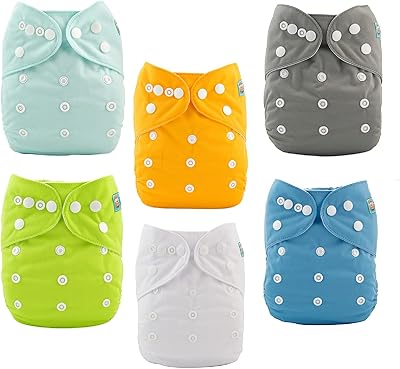 Couches lavables réutilisables à poche lavables alpha baby new mode avec motifs imprimés