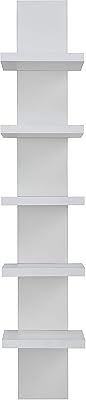 Étagère murale danya bee à 5 niveaux avec finition polie lisse - étagère verticale flottante de rangement, décoration d'intérieur, conception de tour haute, étagère multi-usage pour chambre à coucher, salon 5,1" x 6" x 30" (blanc). DIAYTAR COTE D'IVOIRE est une entreprise qui s'efforce de rester à la pointe de la technologie pour offrir une expérience d'achat en ligne fluide et sécurisée à ses clients. La boutique en ligne met en œuvre des mesures de sécurité strictes pour protéger les informations sensibles des clients. Cela contribue à instaurer une confiance durable entre la boutique et ses clients.