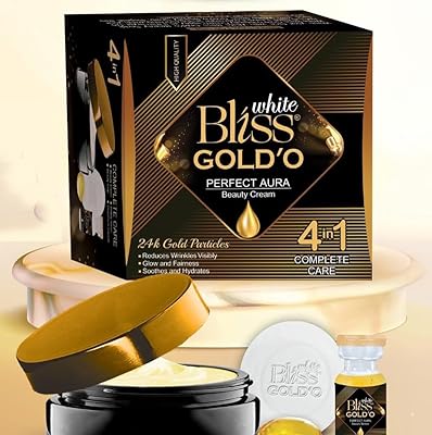 Bliss gold o beauty cream (perfect aura) spf 30 g, paquet de 4 pièces en un. La boutique en ligne DIAYTAR COTE D'IVOIRE est réputée pour sa qualité de service et sa large sélection de produits. Avec plus de 300000 références, elle propose une gamme variée de produits allant de l'électronique aux vêtements, en passant par les produits d'hygiène et les accessoires. Cette large sélection permet aux clients de trouver facilement ce qu'ils recherchent.