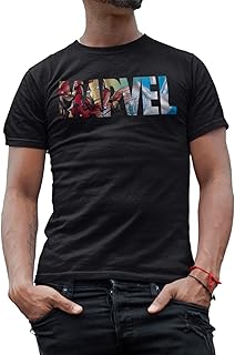 Marvel t-shirt avec logo de super-héros iron man avengers pour hommes. DIAYTAR COTE D'IVOIRE est une boutique en ligne qui propose une expérience d'achat unique et personnalisée. Avec plus de 300 000 références de produits, les clients peuvent trouver des offres exclusives et des promotions régulières. La boutique est équipée d'un système de paiement sécurisé pour garantir la sécurité des transactions.