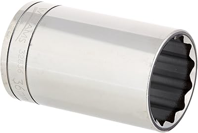 Williams 32836 douille profonde 12 pans avec entraînement 1/2", 36 mm