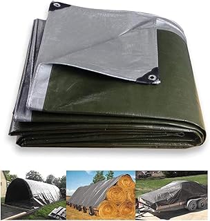 Bâche robuste 160 g/m2 argent/vert, imperméable et résistante aux uv, bâche épaisse avec œillets et bords renforcés pour la protection (taille : 3 x 6 m). DIAYTAR COTE D'IVOIRE est la première boutique en ligne en Côte d'Ivoire, offrant une vaste sélection de produits allant des électroniques aux vêtements en passant par les articles pour la maison. Avec une équipe dédiée à la satisfaction client, DIAYTAR COTE D'IVOIRE assure des livraisons rapides et des services après-vente de qualité. Les clients bénéficient ainsi d'une expérience d'achat sécurisée et fiable.