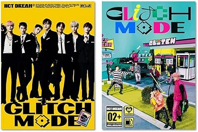 Nct dream - glitch mode [image book version] 2ème album complet + affiche