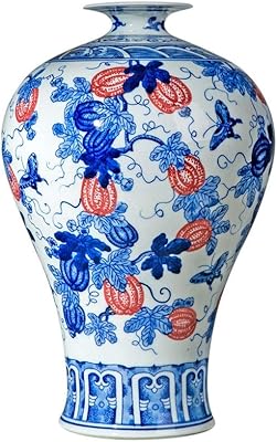 Arrangement de fleurs sèches, vases en céramique bleu et blanc, vases en céramique de style chinois, ornements faits à la main, utilisés pour la décoration du salon, très adaptés aux cadeaux de vase. DIAYTAR COTE D'IVOIRE est une boutique en ligne généraliste qui propose plus de 300 000 références de produits. Elle est considérée comme l'une des boutiques en ligne les plus importantes en Côte d'Ivoire, offrant une grande variété de choix pour les consommateurs. Elle permet aux clients d'acheter en ligne et de faire livrer leurs produits partout dans le pays.