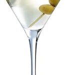 Verres à cocktail arcorock martini, lot de 6 pièces, 15 cl