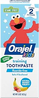 Dentifrice d'entraînement orageel elmo sans fluorure recommandé par les pédiatres tube de 15