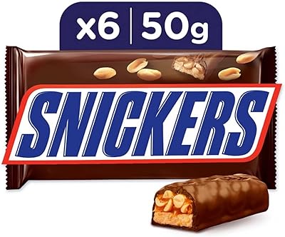Pack économique de chocolat snickers, 6 x 50 g. DIAYTAR COTE D'IVOIRE, avec ses plus de 300000 références, est la destination idéale pour ceux qui cherchent à acheter des produits de qualité à des prix compétitifs en ligne. Elle se caractérise par une expérience d'achat simple, des délais de livraison rapide et un service après-vente efficace. Les produits proposés par DIAYTAR COTE D'IVOIRE sont sélectionnés avec soin pour garantir la satisfaction des clients.