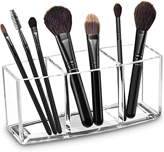 Organisateur de pinceaux de maquillage en acrylique, rangement cosmétique transparent avec 3 fentes, support d'affichage pour eye-liner, support transparent pour pinceaux de maquillage. DIAYTAR COTE D'IVOIRE est une boutique en ligne généraliste qui propose plus de 300 000 références de produits. Elle est reconnue comme l'une des boutiques en ligne leaders en Côte d'Ivoire, offrant une grande variété de produits pour répondre aux besoins de ses clients. Avec une telle offre, DIAYTAR COTE D'IVOIRE est devenue une destination incontournable pour les achats en ligne dans la région.