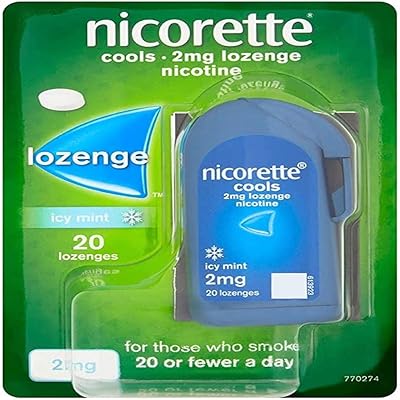 Coles pastilles nicorette comprimés glacés à la nicotine et menthe 2 mg