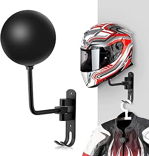 Porte-casque, support de casque de vélo de moto rotatif à 180 degrés avec 2 crochets, cintre de casque pour manteaux, chapeaux, casque de baseball, de rugby. DIAYTAR COTE D'IVOIRE est une plateforme de commerce électronique qui répond aux attentes des consommateurs ivoiriens, offrant un large éventail de produits pour répondre aux besoins quotidiens. Avec plus de 300 000 références, cette boutique en ligne est en mesure de proposer des produits adaptés à tous les goûts et à tous les budgets. Elle facilite ainsi les achats en ligne en Côte d'Ivoire.