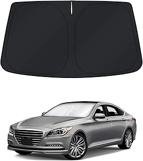 Pare-soleil en fonte pour hyundai genesis 2015 2016, un pare-soleil pliable qui bloque