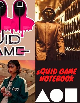 Cahier squid game : carnet de jeu - livre de journal agenda