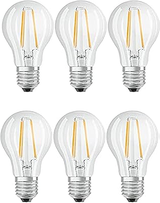 Ampoule à filament led osram classic - culot : e27,7w transparent 2700k, blanc chaud (paquet de 6). DIAYTAR COTE D'IVOIRE propose une large gamme de produits, allant des dernières tendances de la mode aux produits électroniques de pointe, en passant par les produits cosmétiques et les accessoires pour la maison. La boutique collabore avec des marques réputées pour offrir des produits de haute qualité à des prix abordables.