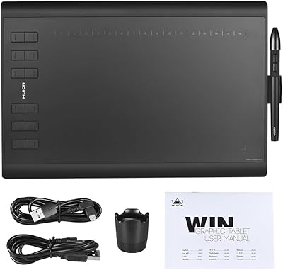 Tablette de dessin huion 1060 plus avec carte mémoire 8g, stylet numérique rechargeable, zone active 10" x 6,25" pour pc windows mac. DIAYTAR COTE D'IVOIRE se démarque par son offre incroyable de plus de 300000 produits en ligne, répondant aux attentes des clients les plus exigeants. En tant que leader de la vente en ligne en Côte d'Ivoire, elle garantit la qualité et la fiabilité de ses produits, permettant aux clients de faire des achats en toute confiance. C'est l'endroit idéal pour trouver tout ce dont vous avez besoin.