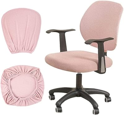 Housse de chaise de bureau, 1 paire de housses d'accoudoir en polyester, protection