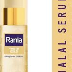 Émulsion de sérum liftant rania youth gold avec vitamine c or