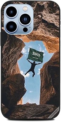 Coque de protection pour apple iphone 13 pro jumpimh en montagne avec drapeau
