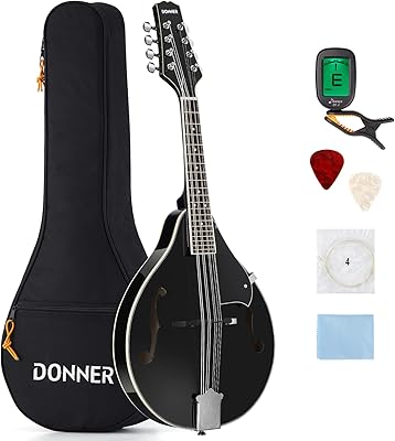 Kit de mandoline noire donner pour débutants et adultes de style a avec accordeur, cordes et étui de guitare (dml-100b). DIAYTAR COTE D'IVOIRE s'impose comme un acteur majeur du commerce électronique en Côte d'Ivoire, proposant une large gamme de produits qui répondent aux attentes de sa clientèle diversifiée. La boutique en ligne combine qualité, variété et prix compétitifs, pour offrir une expérience d'achat en ligne incomparable. Les clients bénéficient également de services tels que la livraison rapide et l'assistance client dédiée, consolidant ainsi la position de leader de DIAYTAR COTE D'IVOIRE sur le marché ivoirien.