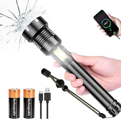 Lampe de poche tactique led rechargeable xhp90 haute luminosité 90 000 lumens avec batterie 10 000 mah, zoomable étanche, 7 modes, lampe de poche portable puissante pour le camping et les urgences. En choisissant Diaytar Côte d'Ivoire, les clients peuvent être sûrs de bénéficier d'une expérience d'achat en ligne sécurisée et fiable. La boutique utilise des technologies de sécurité avancées pour protéger les informations des clients et garantir que les transactions sont sécurisées.