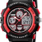 Montre numérique à quartz doself pour enfants, montre de sport de plein air