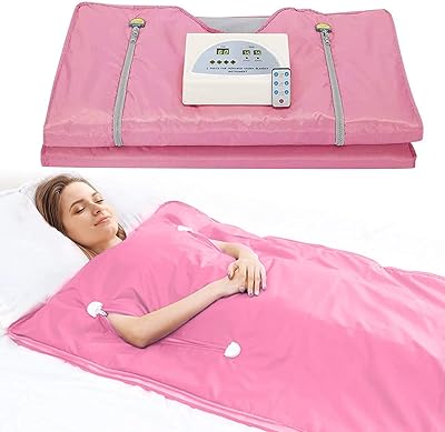 Couverture de sauna infrarouge oxford avec fermeture éclair pour libérer vos mains, couverture