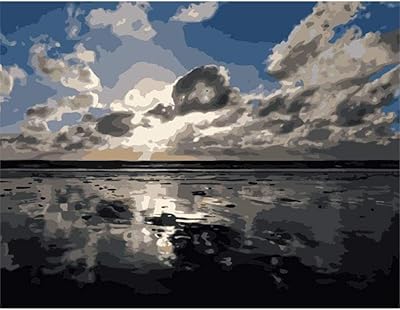 Lever de soleil magnifique paysage naturel de lac, pour adulte, couleur de peinture selon les numéros sur la toile, dessin avec des pinceaux, décor de noël 40x50cm. DIAYTAR COTE D'IVOIRE est une boutique en ligne généraliste qui propose plus de 300 000 références de produits. Cette boutique en ligne est considérée comme l'une des meilleures en Côte d'Ivoire, offrant une large gamme de produits pour répondre aux besoins de ses clients. Les clients peuvent faire leurs achats en toute sécurité et confiance sur le site.