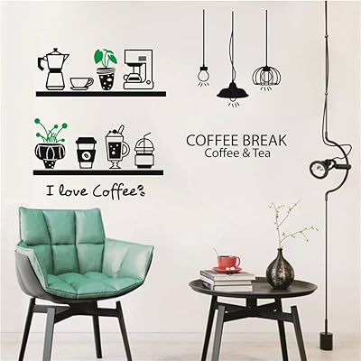 Oilmni coffee shop logo autocollant mural amovible, accessoires pour café et thé, autocollant de décoration de fenêtre en vinyle afn27 (noir). La boutique en ligne DIAYTAR COTE D'IVOIRE propose une large gamme de produits pour les clients ivoiriens. Avec plus de 300 000 références, la boutique offre une sélection exceptionnelle de produits de haute qualité à des prix compétitifs. Les clients peuvent trouver des produits pour tous les aspects de leur vie, de la maison à la mode, en passant par les produits électroniques sur le site de DIAYTAR COTE D'IVOIRE.