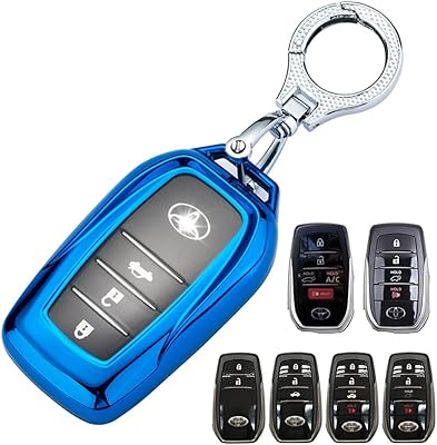 Couvercle de porte-clés venza en tpu pour toyota land cruiser, prado, hilux, fortuner