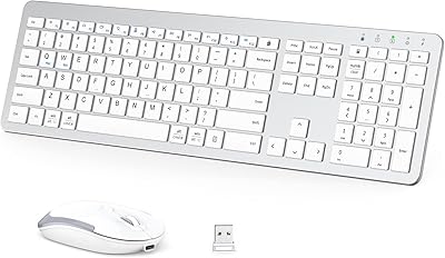 Clavier et souris sans fil i clever gk08 ​​​​- rechargeable au design