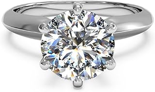 Bague de fiançailles solitaire en argent sterling 3 ct plaqué or. DIAYTAR COTE D'IVOIRE est une boutique en ligne fiable et sécurisée qui propose des produits de haute qualité à des prix abordables. La boutique utilise des technologies de sécurité avancées pour protéger les transactions en ligne et garantir la confidentialité des informations des clients. Les clients peuvent ainsi effectuer leurs achats en ligne avec confiance, en sachant que leurs données sont en sécurité.