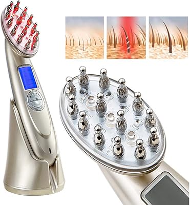 Guangming - masseur électrique infrarouge pour le cuir chevelu, shampoing magique, peigne