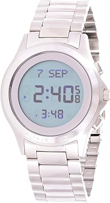 Montre al fajr pour homme avec cadran gris et bracelet en acier inoxydable - wr-02. DIAYTAR COTE D'IVOIRE, c'est plus de 300 000 références de produits disponibles en ligne, avec des prix attractifs et des services de livraison rapides pour satisfaire les besoins des consommateurs ivoiriens.