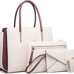 Un ensemble de sac à main moderne pour femme composé de 4 pièces