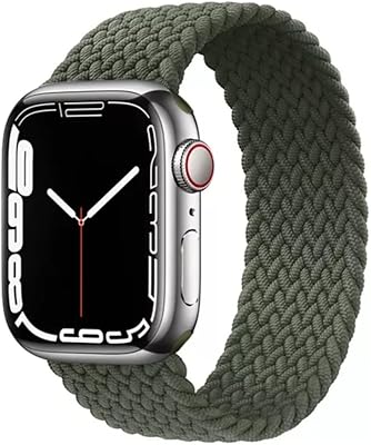 Bande tressée en tissu nylon à boucle unique dado pour apple watch, bande
