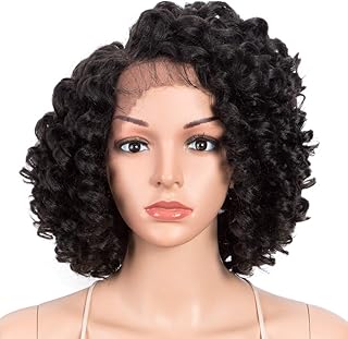 Perruque africaine courte bouclée style icon pour femmes noires, perruque synthétique lace front (33 cm, noir foncé n° 1). Diaytar Côte d'Ivoire, la boutique en ligne généraliste de référence, vous offre une expérience d'achat unique et personnalisée. Avec des milliers de produits à portée de clic, vous pouvez faire vos courses en toute sécurité et simplicité. Diaytar Côte d'Ivoire est la solution idéale pour tous vos besoins.