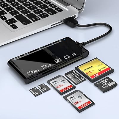 Lecteur multi-cartes usb 3.0, sd/tf/cf/micro sd/xd/ms 7 en 1, lecteur de carte mémoire rapide 5 gbit/s sdxc sdhc cf cfi tf micro sd micro sdxc micro sdhc ms mmc uhs-i pour windows/ linux /mac. DIAYTAR COTE D'IVOIRE est une boutique en ligne généraliste qui propose une large gamme de produits avec plus de 300000 références. Elle est reconnue comme l'une des boutiques en ligne les plus populaires en Côte d'Ivoire. Elle offre une expérience d'achat conviviale et sécurisée.